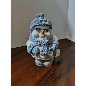 Snow Buddies Cousin Slick 5" Snowman Figurine 2000 Department 13 Vintage